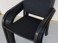 6 New black chairs