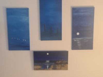 Acryl Bilder abzugeben