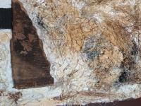 Imagen acrílica con materiales naturales