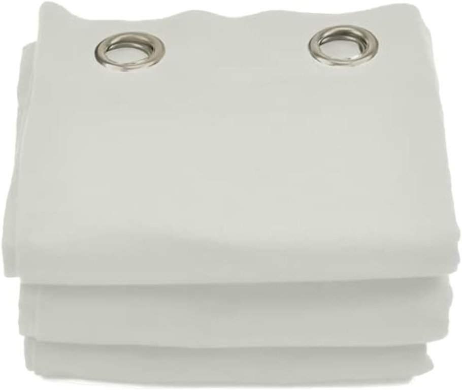 Acoustic curtain by ACOUSPANEL, white/cream