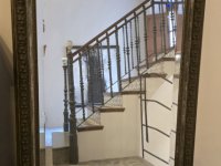 Antique crystal mirror