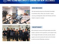 Job at a bike rental shop in Puerto Pollensa