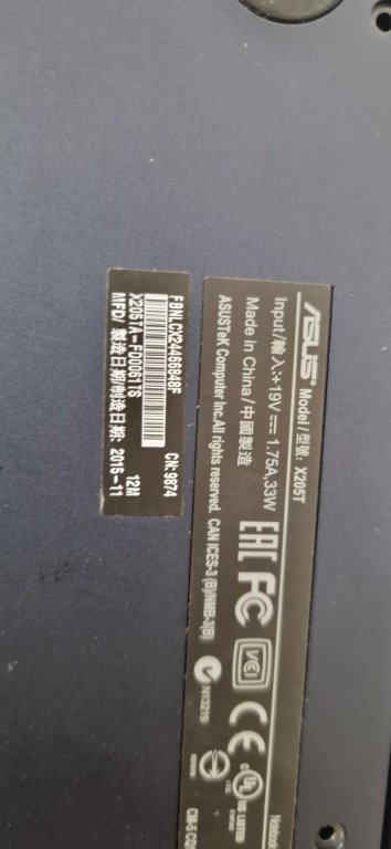 Asus EeePC Netbook Minu Notebook, working, 11" Intel CPU