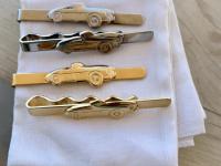 Austin-Healey alfileres de corbata chapados en oro y plateados Oldtimer Classic Car Automobilia