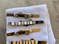Austin-Healey alfileres de corbata chapados en oro y plateados Oldtimer Classic Car Automobilia