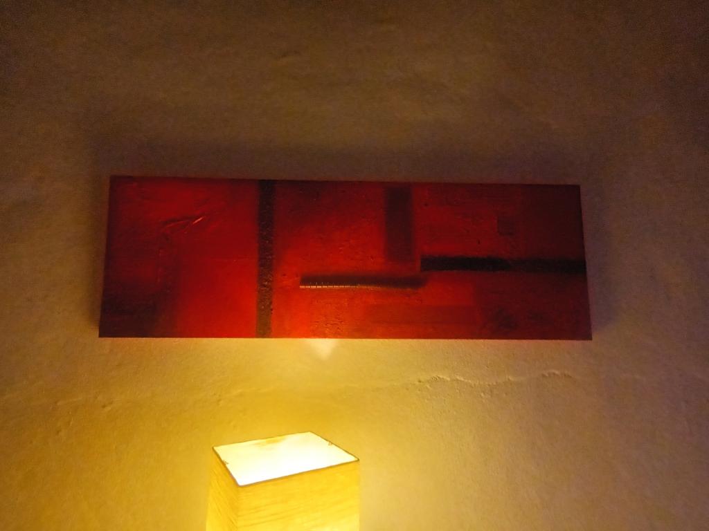 Cuadro a la venta en rojo