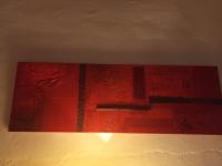 Cuadro a la venta en rojo