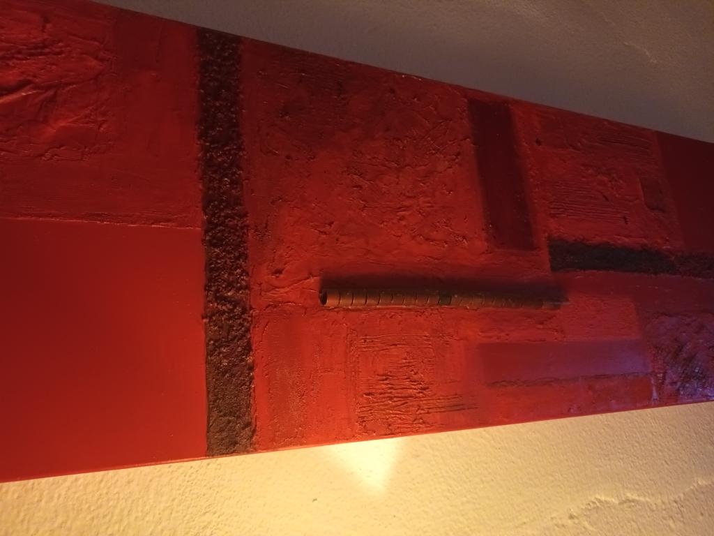 Cuadro a la venta en rojo