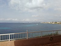 CALA BLAVA: Apartamento de 1 dormitorio con vistas al mar de 180º en la 1ª planta Línea