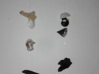 Various handmade mobiles