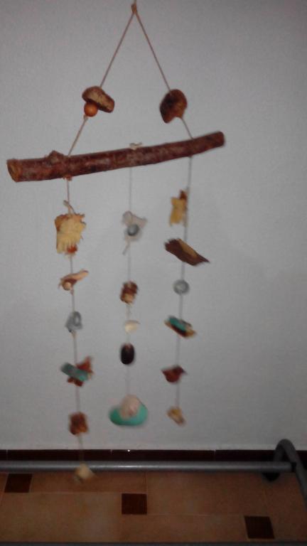 Various handmade mobiles