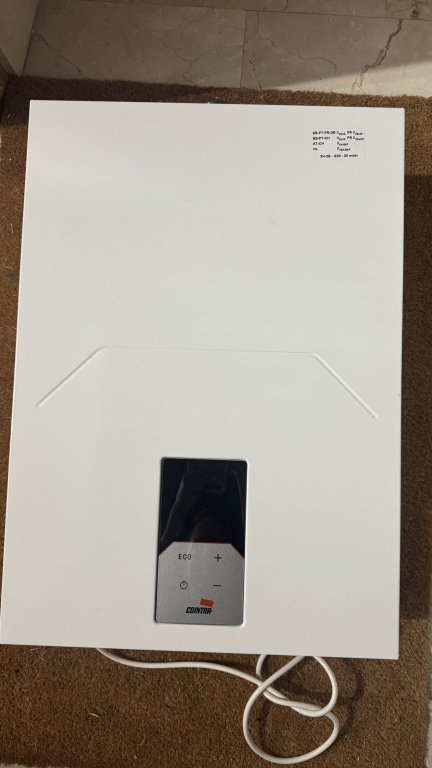 Calentador instantáneo para calefacción de gas de Cointra, incl. conducto de humos