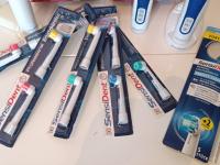 Electric toothbrush Sensident 3 pieces incl. 15 spare brushes