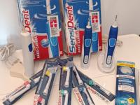 Electric toothbrush Sensident 3 pieces incl. 15 spare brushes