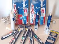 Electric toothbrush Sensident 3 pieces incl. 15 spare brushes