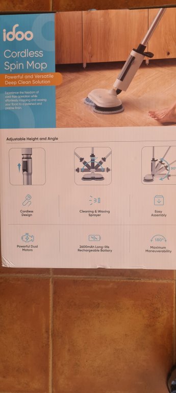 Cordless electric mop, IDOO