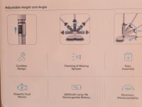 Cordless electric mop, IDOO