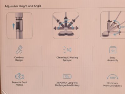 Cordless electric mop, IDOO