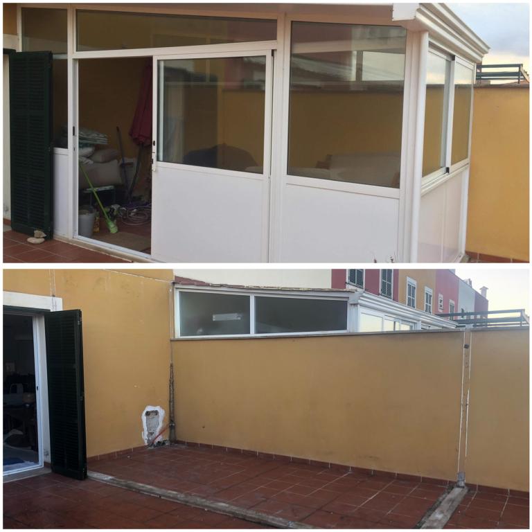 Emptying, dismantling and demolition. Leerung, Räumung und Abbruch.