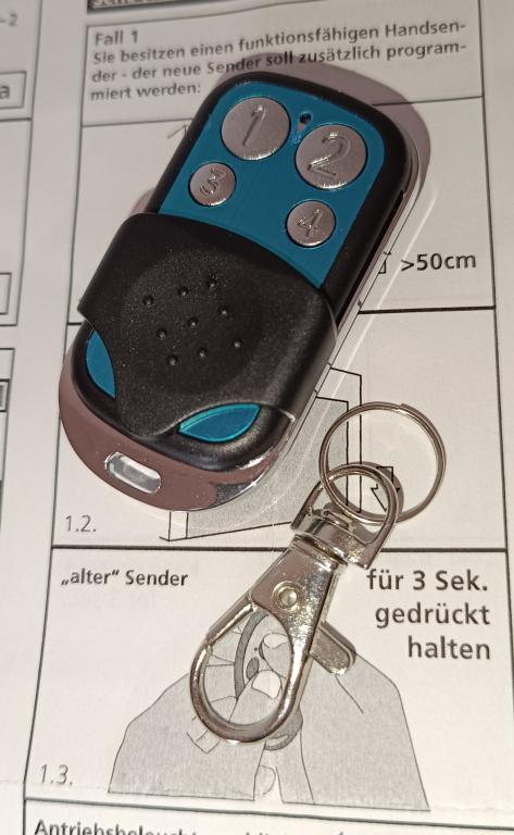 Fernbedienung zu SEIP Garagentor / Torantrieb