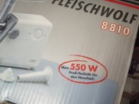 Fleischwolf Unold 8810 ALU, unbenutzt