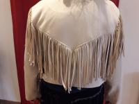 Chaqueta con flecos para mujer Talla M
