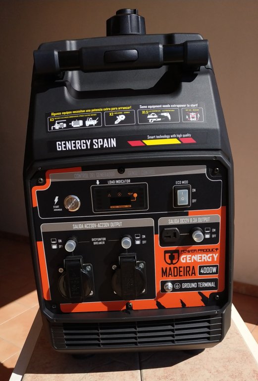 Generator Inverter Pure Sine Wave 4000 Watt, Electric Start