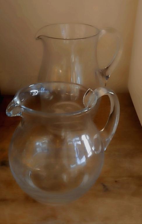 Large glass jugs