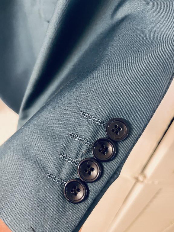 Chaqueta de hombre en XL (talla 54) – azul / turquesa