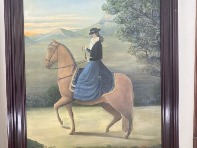 Historical Paintings Artà Vintage Wooden Frame Spanish Art