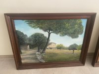 Historical Paintings Artà Vintage Wooden Frame Spanish Art