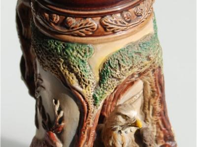 King Tierwelt-Wildlife, Limited, Adler Bierseidel Hecho a mano – Pintado a mano