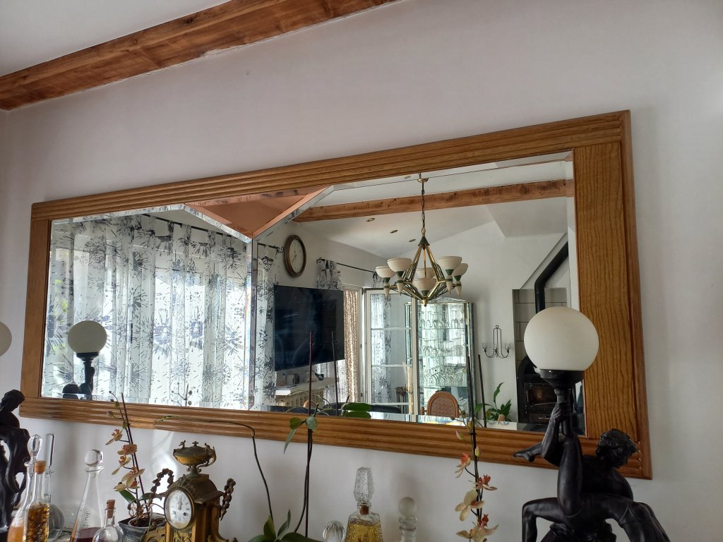 Complete dining room, brown rattan look