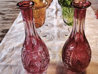 Lot of lead crystal: Römer, goblets, carafes