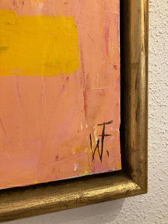 Obra de arte de Winfried Flach - "Tulipan azúl"