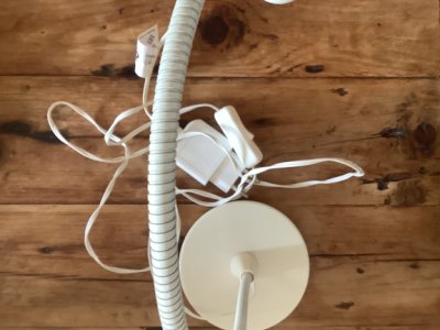 Lámpara de lectura lámparas de escritorio en crema blanco