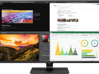 LG 43" – ¡Enorme! Como 3 monitores en uno / LG 43UN700P-B, 42.5" UHD 4K IPS Monitor, HDR 10