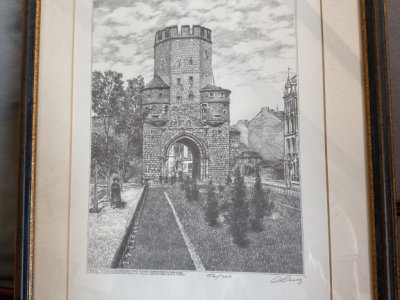 Limited edition - Cöln.Chlodwigplatz with Severinstor