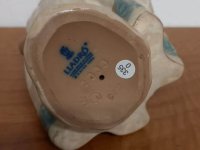 Lladró gres pequeña campesina, blanca