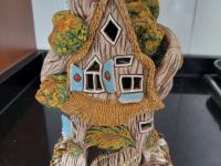 Fairy Tale House Fragrance Lamp for Oil, Incense Cone, Incense Sticks