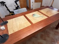 Solid very neat timeless cherry tree dining table 200x90x80cm