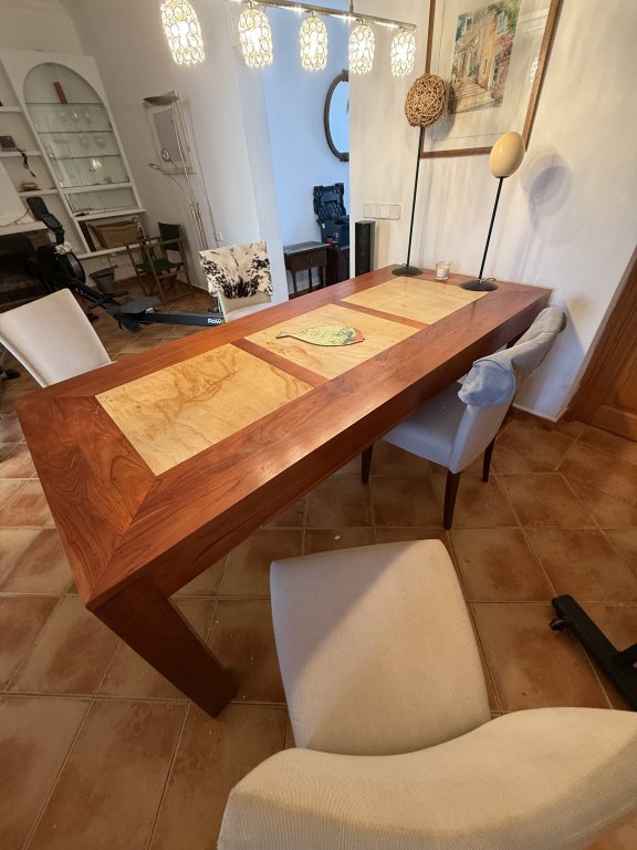 Solid very neat timeless cherry tree dining table 200x90x80cm