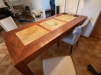 Solid very neat timeless cherry tree dining table 200x90x80cm