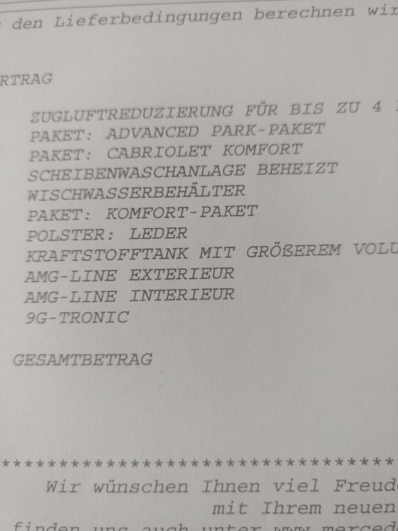 Mercedes C180 Cabrio AMG