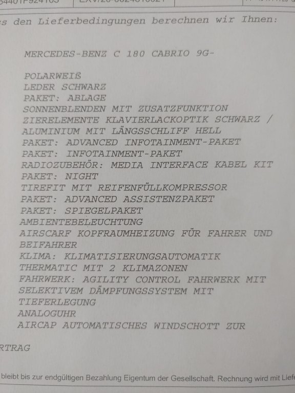 Mercedes C180 Cabrio AMG