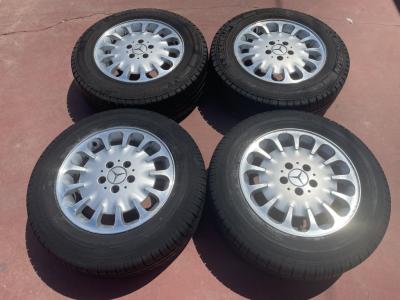 Mercedes Vito R16X7 ET42 rim set. Anchorage 5X112 Practically new tires size 215