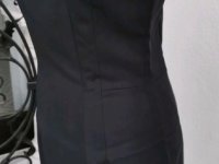 ¡NUEVO! Elegante vestido entallado del diseñador “St. Emile“, talla 34/36, negro