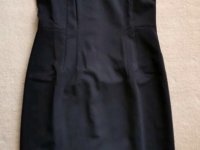 ¡NUEVO! Elegante vestido entallado del diseñador “St. Emile“, talla 34/36, negro