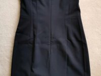 ¡NUEVO! Elegante vestido entallado del diseñador “St. Emile“, talla 34/36, negro