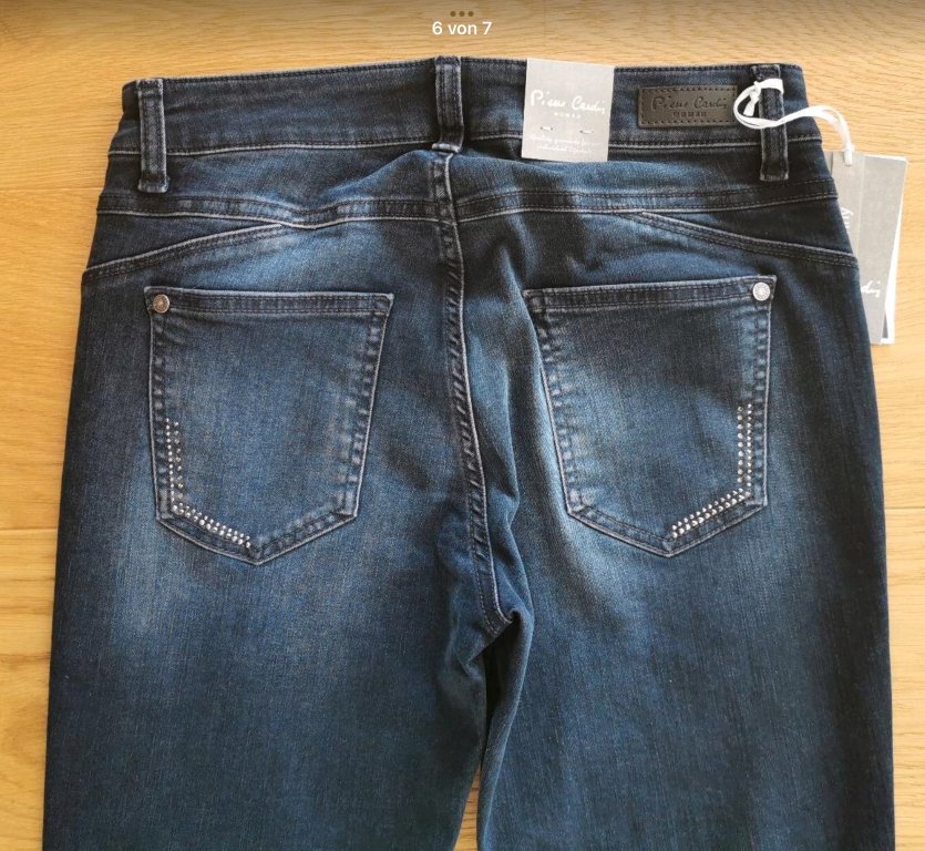 ¡NUEVO! "PIERRE CARDIN" Jeans elegantes, Talla 27/32, Azul ¡NUEVO!